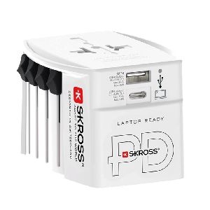 Skross 74798 Reiseadapter MUV USB AC 45 PD VPE Retail Box Mindestbestellmenge 1