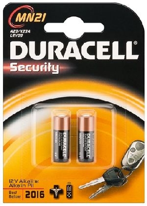 Duracell 62297 LR23 (MN21) Batterie, 2 Stk. Blister : VPE Retail Blister Mindestbestellmenge 1