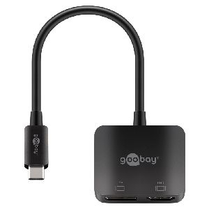 Goobay 60172 USB-C™-Adapter auf DisplayPort™ und HDMI™