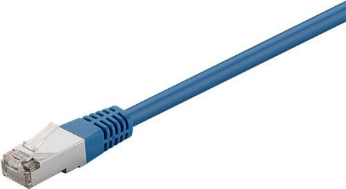 Goobay 73073 CAT 5e Patchkabel, F/UTP, blau VPE Bulk Mindestbestellmenge 1