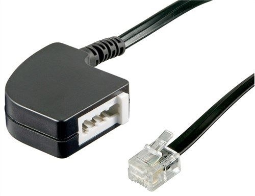 Goobay 68584 TAE Telefon-Adapter-Stecker VPE Bulk Mindestbestellmenge 10
