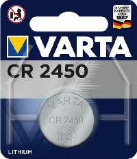 Varta 48062 Professional Electronics CR2450 (6450) - Lithium-Knopfzelle, 3 V