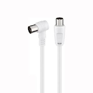 Goobay 11712 Gewinkeltes Antennenkabel ( VPE Bulk Mindestbestellmenge 1