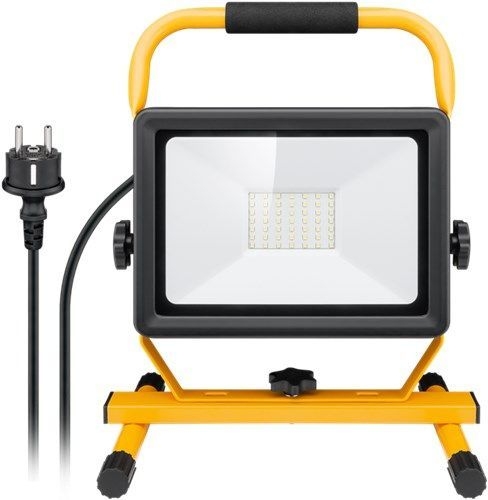 Goobay 49983 LED-Baustrahler mit Standfuß, 50 W VPE Retail Box Mindestbestellmenge 1
