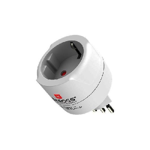 Skross 77297 Reiseadapter Europe to Switzerland, Italy and Brazil VPE Retail Box Mindestbestellmenge 1