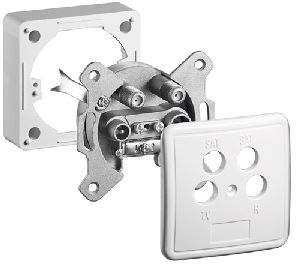 Goobay 67089 Komplettset: Antennen-Stich-/Enddose VPE Bulk Mindestbestellmenge 1