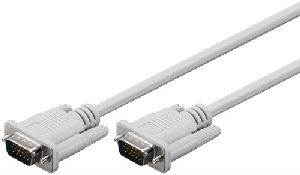 Goobay 68312 VGA-Monitorkabel, vernickelt, 3 m, Grau - VGA-Stecker (15-polig) > VGA-Stecker (15-poli