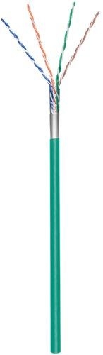 Goobay 93267 CAT 5e Netzwerkkabel, F/UTP, 100 m, grün Farbversion: Grün