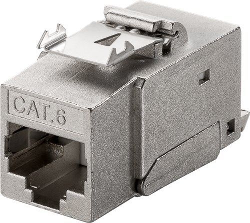 Goobay 90863 Keystone Modul RJ45 CAT 6, STP VPE Bulk Mindestbestellmenge 1
