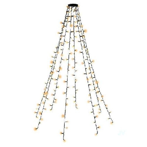 Goobay 60385 200 LED-Baummantel mit Ring, 8x 1,5 m VPE Retail Box Mindestbestellmenge 1