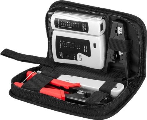 Goobay 97790 Werkzeugset für Telefon- und Netzwerkinstallation VPE Retail Box Mindestbestellmenge 1