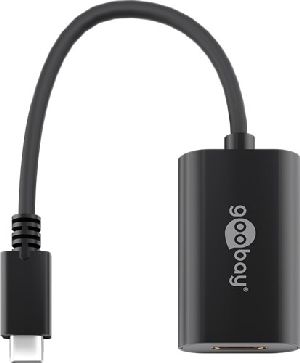 Goobay 38532 USB-C™-auf-HDMI™-Adapter, 0,2 m, schwarz VPE Retail Polybag Mindestbestellmenge 1