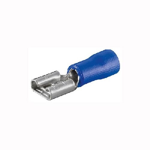 Goobay 17004 Flachsteckhülse, blau VPE Bulk Mindestbestellmenge 1