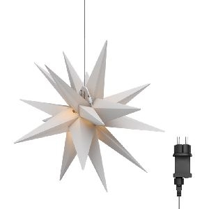 Goobay 64789 LED-Weihnachtsstern 3D, Ø 56 cm, mit Netzkabel VPE Retail Box Mindestbestellmenge 1