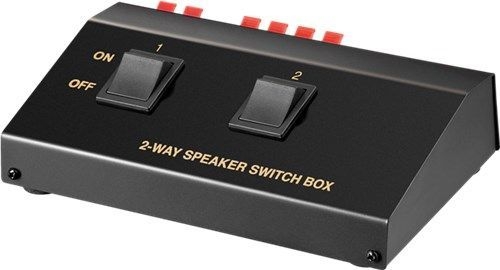 Goobay 60928 Lautsprecher-Umschaltbox VPE Bulk Mindestbestellmenge 1