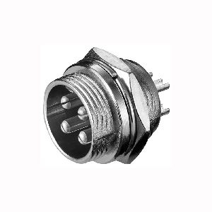 Goobay 11232 Mikrofon-Einbaustecker, 4 Pin Kontaktierung: 4 Pin VPE Bulk Mindestbestellmenge 10