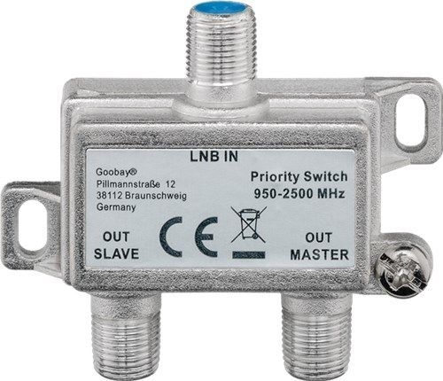 Goobay 51445 SAT-Vorrang-Splitter VPE Bulk Mindestbestellmenge 1
