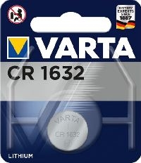 Varta 42963 Professional Electronics CR1632 (6632) - Lithium-Knopfzelle, 3 V