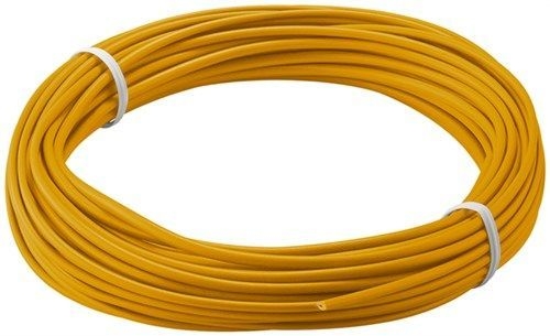 Goobay 55043 Kupferlitze isoliert, 10 m, orange VPE Cable Tag Mindestbestellmenge 1