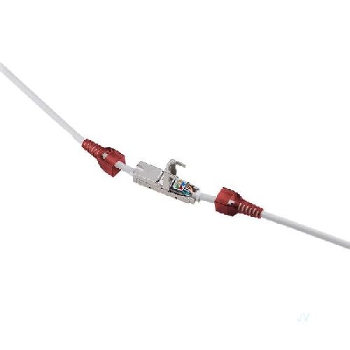 Goobay 79577 Werkzeugloser Kabelverbinder "Slim" CAT 6, STP geschirmt VPE Bulk Mindestbestellmenge 1