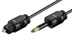 Goobay 51224 Toslink-auf-Mini-Toslink-Kabel Kabellänge: 1 m