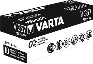 Varta 48004 SR44 (V357) Batterie, 10 Stk. in Box