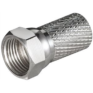 Goobay 63466 Aufdreh-F-Stecker 7,0 mm VPE Retail Blister Mindestbestellmenge 1
