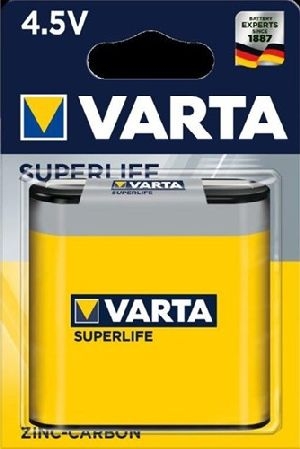 Varta 42341 3R12/Flat (2012) Batterie, 1 Stk. Blister : VPE Retail Blister Mindestbestellmenge 1