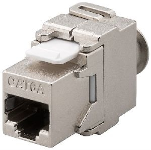 Goobay 95900 Keystone Modul RJ45 CAT 6A, STP VPE Bulk Mindestbestellmenge 1