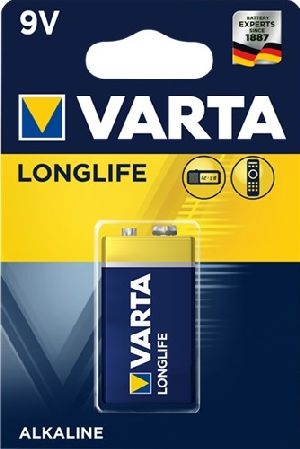 Varta 42334 6LR61/6LP3146/9 V Block (4122) Batterie, 1 Stk. im Blister VPE Retail Blister Mindestbestellmenge 1