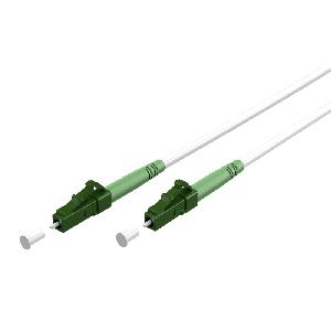 Goobay 59583 Glasfaserkabel (FTTH), Singlemode (OS2) White, (Simplex), 0,5 m VPE Bulk Mindestbestellmenge 1
