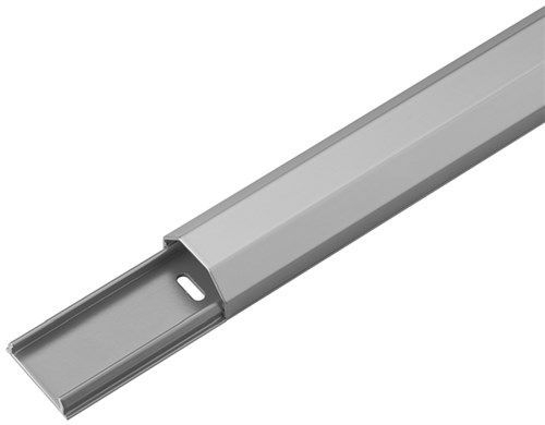 Goobay 90666 Halbrunder Aluminium-Kabelkanal VPE Retail Box Mindestbestellmenge 1