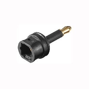 Goobay 11922 TOSLINK Digital Audio-Adapter, TOSLINK zu Mini-TOSLINK Anschluss, Typ: 3,5 mm mini Tosl