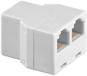 Goobay 93053 ISDN-T-Adapter Farbversion: Weiß