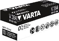 Varta 48007 Watch SR60 (V364) - Silberoxid-Zink-Knopfzelle, 1,55 V Uhrenbatterie