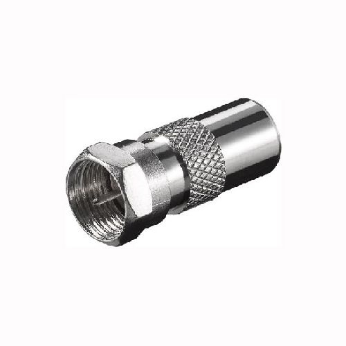 Goobay 11625 F-Adapter: F-Stecker > Koax-Stecker VPE Bulk Mindestbestellmenge 10