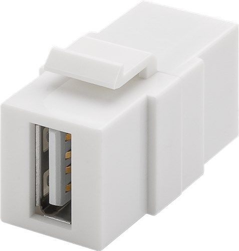 Goobay 79909 Keystone-Modul USB Verbinder VPE Bulk Mindestbestellmenge 1