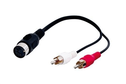 Goobay 50004 Audio-Kabeladapter (DIN) VPE Cable Tag Mindestbestellmenge 1