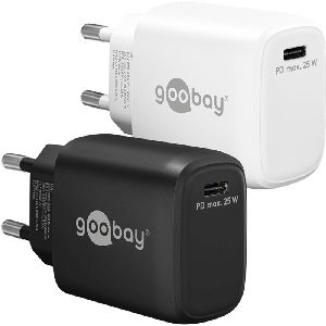 Goobay 65368 USB-C™ PD GaN Schnellladegerät (25 W) weiß