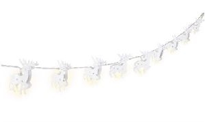 Goobay 57945 10er LED-Lichterkette "Rentier", weiß VPE Retail Box Mindestbestellmenge 1