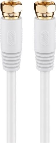 Goobay 67291 SAT-Antennenkabel (80 dB), doppelt geschirmt Kabellänge: 2.5 m
