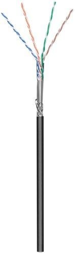 Goobay 57296 CAT 5e Outdoor Netzwerkkabel, SF/UTP, schwarz VPE Cable spool-drum Mindestbestellmenge 1
