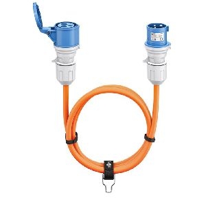 Goobay 76230 CEE-Verlängerung, CEE-Stecker auf CEE-Kupplung, 25 m, Kabellänge: 25 m