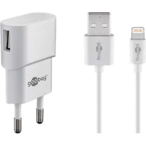 Goobay 45295 Apple Lightning Ladeset (5 W) VPE Retail Polybag Mindestbestellmenge 1
