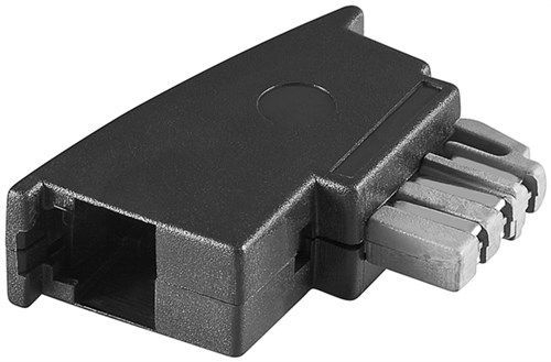 Goobay 50308 TAE Telefon-Adapter-Stecker VPE Bulk Mindestbestellmenge 10