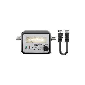 Goobay 67000 Satelliten-Finder mit mechanischer Pegelanzeige + akustischem Signalton :