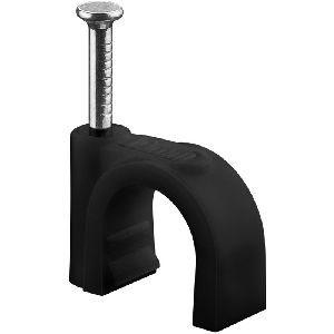 Goobay 64683 Kabelschelle 10 mm, schwarz VPE Plastic Box Mindestbestellmenge 1