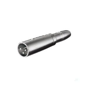 Goobay 27454 XLR-Stecker, 3-polig - Metallgehäuse