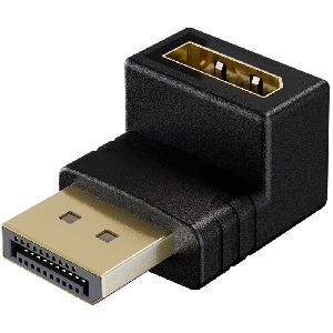 Goobay 77129 DisplayPort™-Winkeladapter 90° nach oben VPE Bulk Mindestbestellmenge 1