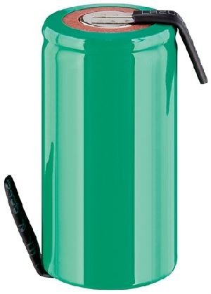 Goobay 72802 Sub-C, 1500 mAh, Lötfahne (Z) Akku, 1 Stk. unverpackt Bauform: Flat-Top PVC 1Z